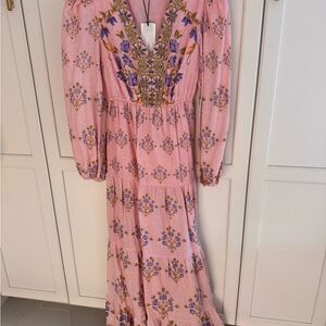 A Loves A Floral Maxi Dress